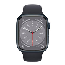 Cargar imagen en el visor de la galería, Apple Watch Series 8, Case Aluminio Medianoche, 45mm, Correa Deportiva Medianoche