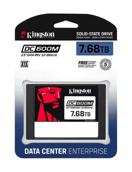 Disco Kingston 7680G DC600M (Mixed-Use) 2.5” Enterprise SATA SSD