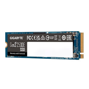 SSD GIGABYTE GEN3 2500E, 2TB, M.2 2280, PCIE NVME, LECTURA 2400 MB/S, ESCRITURA 2000 MB/S
