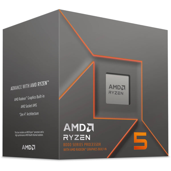 Procesador AMD Ryzen™ 5 8500G, 6 Nucleos, 12 Hilos, Gráficos Radeon 740M, Socket AM5