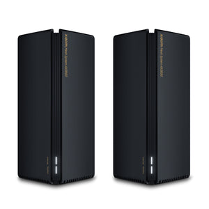 Router Wifi 6 Ax3000 2 Pack Inalámbrico Xiaomi, Mesh System Wireless, 256 MB, Color Negro