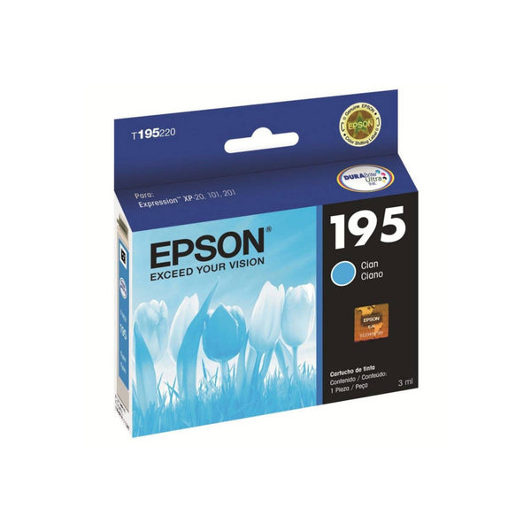 Cartridges de Tinta Epson 195 Cian