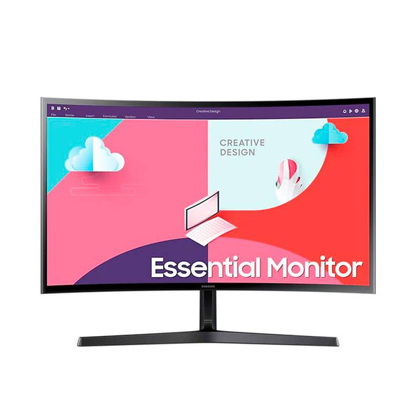 Monitor Curvo Samsung de 27”, FullHD, 75HZ, Panel VA, VGA, HDMI, FreeSync, Certificado TUV