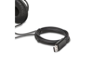 Audífonos con Micrófono Kensington Hi-Fi, Conexión USB, Negro