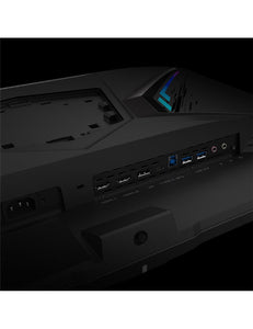 Monitor Gamer AORUS 31.5″ 3840 x 2160 IPS de acero inoxidable de 31,5” 144 Hz AORUS FI32U-SA 1 1 DisplayPort 1 HDMI 1 USB