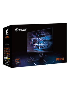 Monitor Gamer AORUS 31.5″ 3840 x 2160 IPS de acero inoxidable de 31,5” 144 Hz AORUS FI32U-SA 1 1 DisplayPort 1 HDMI 1 USB