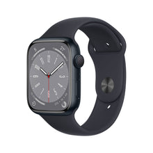 Cargar imagen en el visor de la galería, Apple Watch Series 8, Case Aluminio Medianoche, 45mm, Correa Deportiva Medianoche