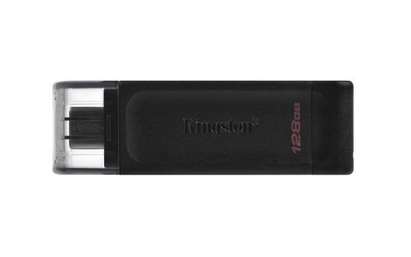 Pendrive Kingston DataTraveler DT70, 128GB, USB-C 3.2, Negro
