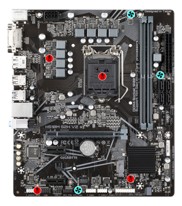 Placa madre Gigabyte, LGA 1200, soporte 10ma-11ava gen Intel