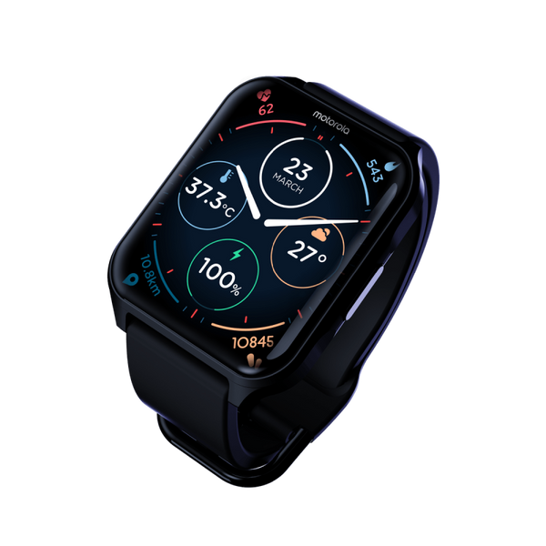 Smartwatch Motorola Moto Watch 70, Pantalla 1.69", Bluetooth 5.0, IP67, Black