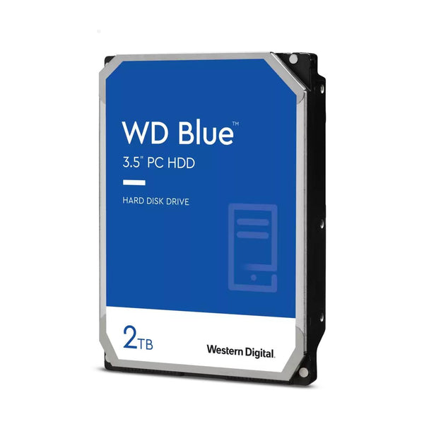Disco Duro WD Blue, 2 TB, 3.5", SATA 6Gb/s, 7200 RPM, Caché 256 MB