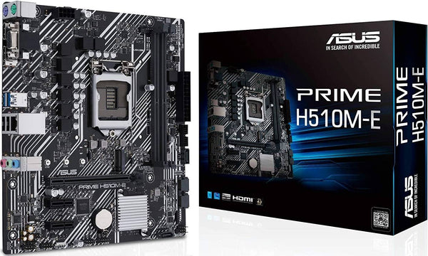 Placa Madre ASUS Prime H510M-E, Socket LGA 1200, micro-ATX, PCIe 4.0, M.2 32Gbps
