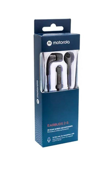 Audífonos Motorola Moto Earbuds 2-S, In-Ear, Manos Libres, Negro