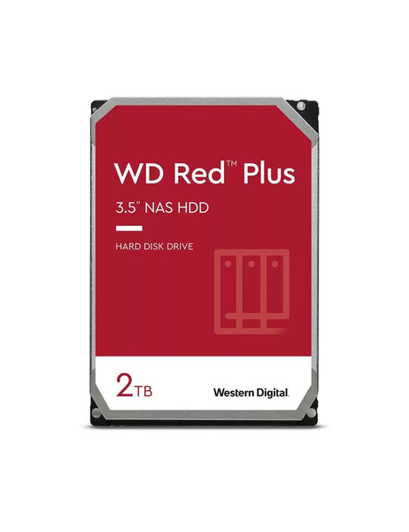 Disco Duro para NAS Western Digital WD Red™ Plus, 2TB, 3.5" SATA 6Gb/s, 5400 RPM