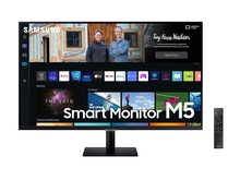 Cargar imagen en el visor de la galería, Monitor Plano Samsung Smart M5 de 27&quot;, VA, Full HD 1920 x 1080, 60Hz, 4ms, HDMI, USB, WIFI, BT