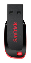 Cargar imagen en el visor de la galería, Pendrive 128GB Sandisk USB 2.0 Cruzer Blade, Negro
