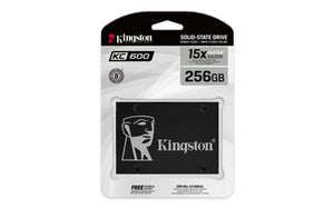 Unidad SSD 256GB Kingston KC600 2.5", Unidad auto encriptada, AES de 256 bits, TCG Opal y eDrive