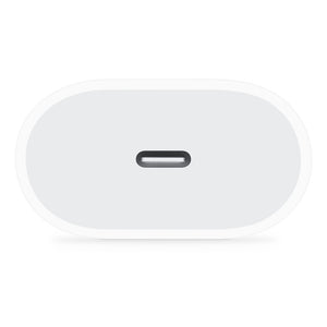 Cargador de Corriente Apple USB-C de 20W, No incluye cable, Blanco
