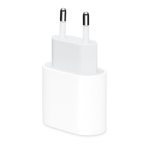 Cargador de Corriente Apple USB-C de 20W, No incluye cable, Blanco