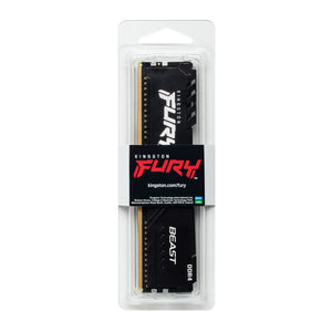 Memoria Ram DDR4 8GB 3200MHz Kingston FURY Beast DIMM, Unbuffered, CL16