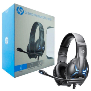 Audífono PC Gamer, HP Modelo DHE-8001, Con Micrófono Y Luz LED