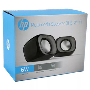 Parlantes para PC HP Multimedia Conexión 3,5 mm - DHS-2111