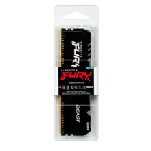 Cargar imagen en el visor de la galería, Memoria Ram DDR4 8GB 3200MHz Kingston FURY Beast Black RGB DIMM, Non-ECC, CL16, 1.35V