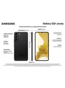 Samsung Galaxy S22 PLUS 5G Negro 256GB