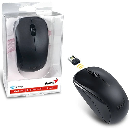 Mouse NX-7000 BluEye Wireless Negro Genius