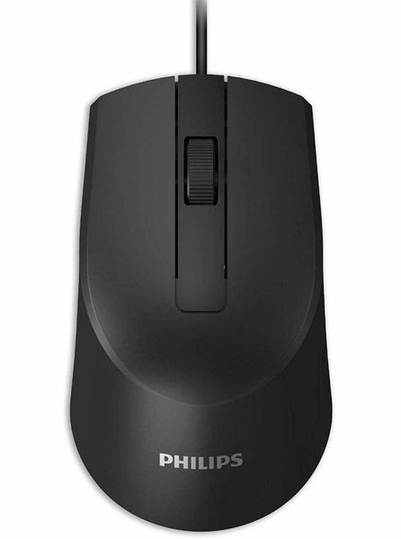 Mouse Wired Philips SPK7104, 3 Botones, Conexión USB