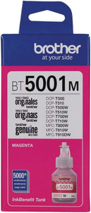 Botella de Tinta Brother BT5001M Magenta, 5000 Páginas