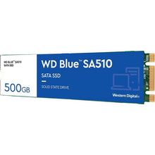 Cargar imagen en el visor de la galería, Unidad de Estado Sólido WD Blue SA510, 500GB, M.2 2280, Lectura 560MB/s Escritura 510MB/s