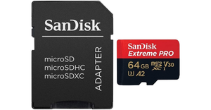 MICRO SD CON/ADAP. 64GB 200MB/90MB 667X EXTREME PRO