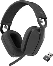 Cargar imagen en el visor de la galería, Audífonos Inalámbricos Logitech Zone Vibe 125, Over - Ear, Wireless Bluetooth y Dongle USB, Negro
