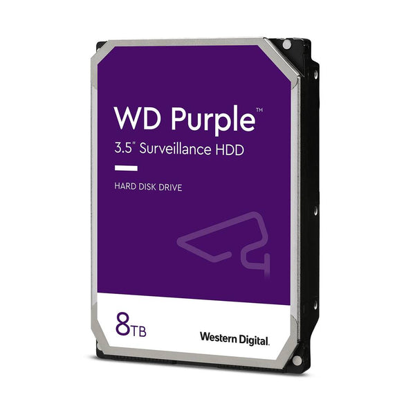Western Digital WD Purple - Hard drive - Internal hard drive - 8 TB - 3.5" - 5640 rpm