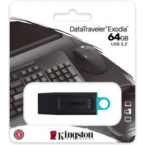 Pendrive Kingston Exodia, 64GB, USB 3.2 Gen 1