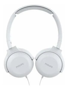 Audífonos con Micrófono Philips TAUH201, Over-Ear, Cable 1.2 Metros, Blanco