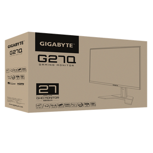 Monitor Gigabyte G27Q, 27" QHD 2560x1440p 144Hz Panel IPS