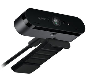 Cámara Web Logitech BRIO con Micrófono, 4K UltraHD, 4096 x 2160 Pixeles, 30 fps, USB 3.0, Webcam