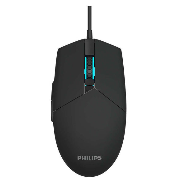 Mouse Gamer Philips SPK9304, Wired, 6 Botones