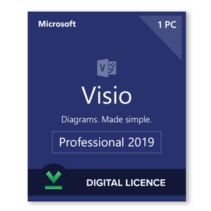 Visio Profesional 2019 Descargable Perpetuo (Producto Digital)