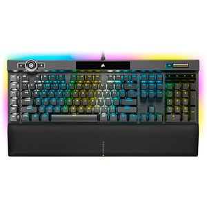 Teclado Gamer Corsair K100 RGB Mechanical, Backlit RGB LED, CHERRY MX SPEED, Black