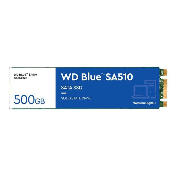 Unidad de Estado Sólido WD Blue SA510, 500GB, M.2 2280, Lectura 560MB/s Escritura 510MB/s