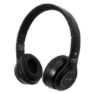 Audífono Inalámbrico Philco 623, On-Ear, Bluetooth, Negro