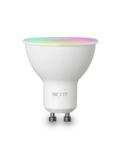 Ampolleta Nexxt GU10 LED inteligente Wi-Fi Multicolor 4W 400lm