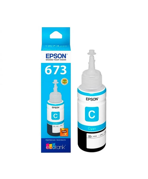 Botella de tinta Epson 673 / T673220 Cyan