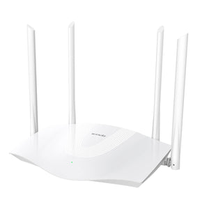Router Tenda AX1800, Wi-Fi 6 Dual Band, Control Remoto por App Tenda, 4 Antenas, Blanco