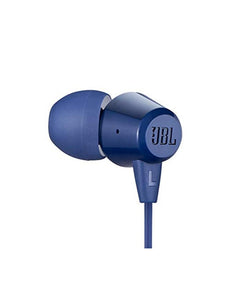 Audífono JBL C50HI, Wired, In-Ear, Blue