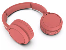 Cargar imagen en el visor de la galería, Audífonos Inalámbricos Philips TAH4205, Over-Ear, Hasta 29 Horas, Carga USB-C, Rojo