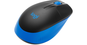 Mouse Logitech M190, Wireless, 1000DPi, Sensor óptico, USB, 125Hz, Color azul